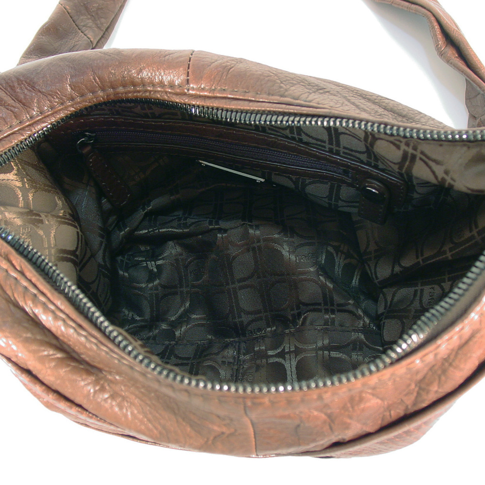 RAFE New York Reptile Leather Crossbody Hobo Bag - Picture 5 of 7